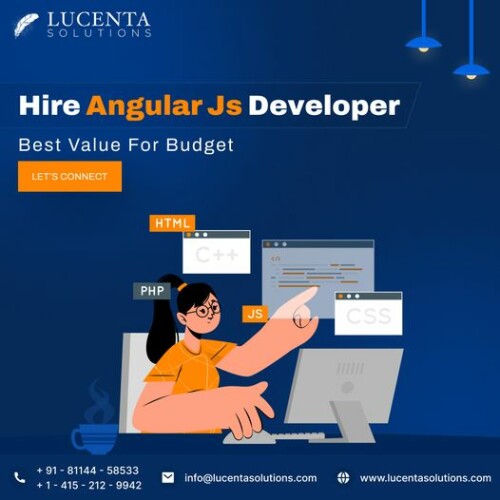 Lucenta Solutions, a leading AngularJS application development company that helps businesses leverage the power of the -based AngularJS framework through expert, end-to-end AngularJS development services. Hire AngularJS developers from Lucenta Solutions to get benefits like high extensibility, readability, and expressiveness of AngularJS framework to build custom web and mobile applications.

Visit: https://www.lucentasolutions.com/angularjs-development