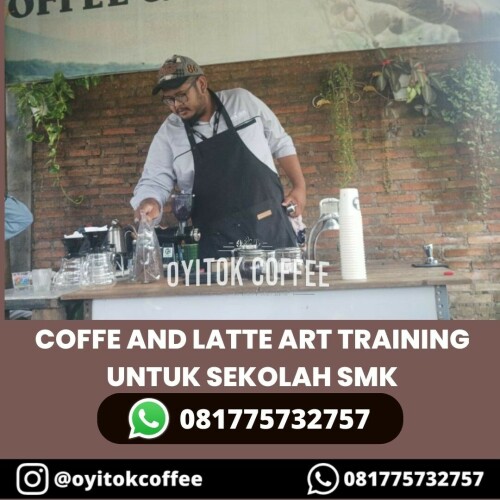 Coffe and latte art training untuk sekolah smk