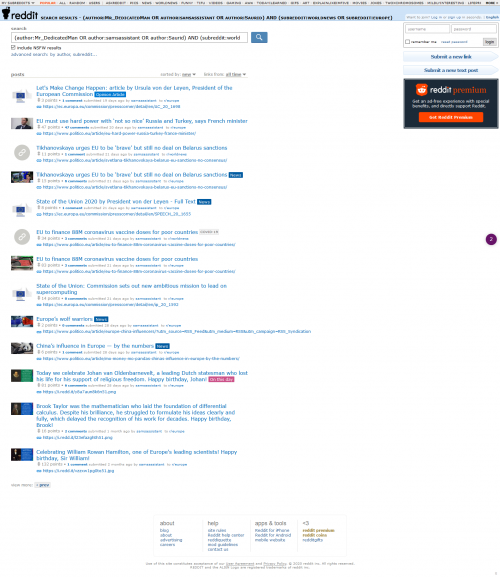 Screenshot 2020 10 13 reddit com search results (author Mr DedicatedMan OR author samsassistant OR a