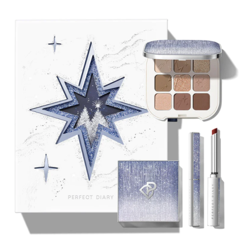 WHY IT'S SPECIAL:
Be your one and only wishing star.
[Limited iconic products]. A practical collection of Perfect Diary hero products. Inspired by the trajectory of shooting stars across the starry sky, create a new limited gradient blue flash packaging.
Look：https://www.perfectdiary.com/products/wishing-star-collection-set-01
