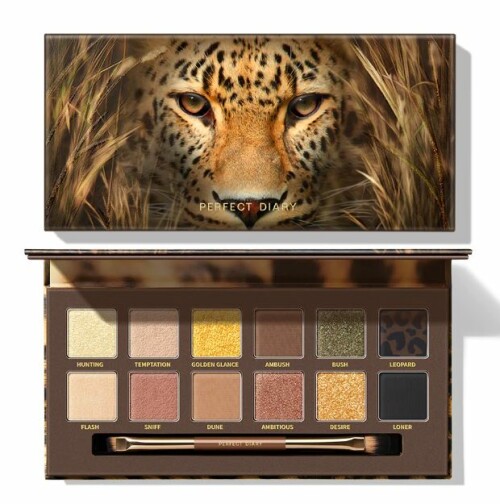 WHY IT'S SPECIAL:
[Glamorous Glittering Golden Brown] Inspired by the animal leopard and its habitat, this multi-gradient gold
en brown eyeshadow palette is perfect for your fall and winter makeup.
Look：https://www.perfectdiary.com/products/perfect-diary-explorer-eyeshadow-palette