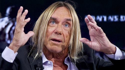 MADRID, SPAIN - MAY 13:  American singer Iggy Pop attends "El Hormiguero" Tv show at Vertice Studio 